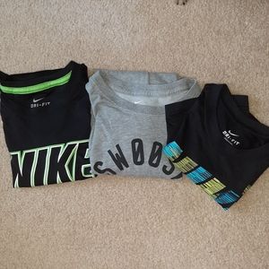 Nike Boys (3) Athletic Short Sleeve Shirts